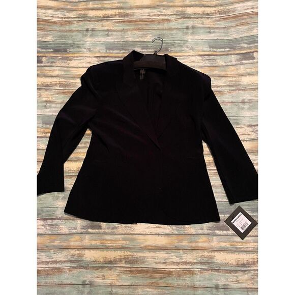 Norma Kamali Womens Large Car Coat NWT - Picture 3 of 8